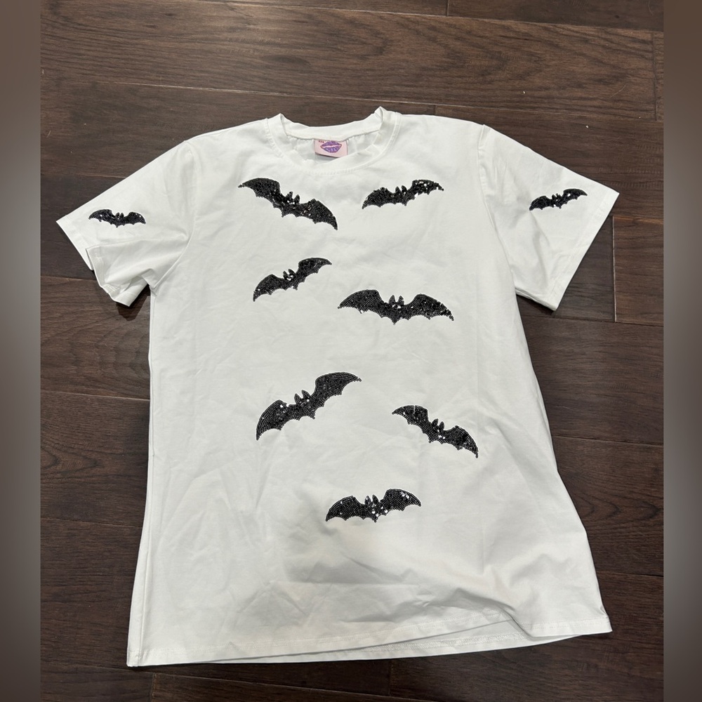 Sparkle city bat shirt glitter